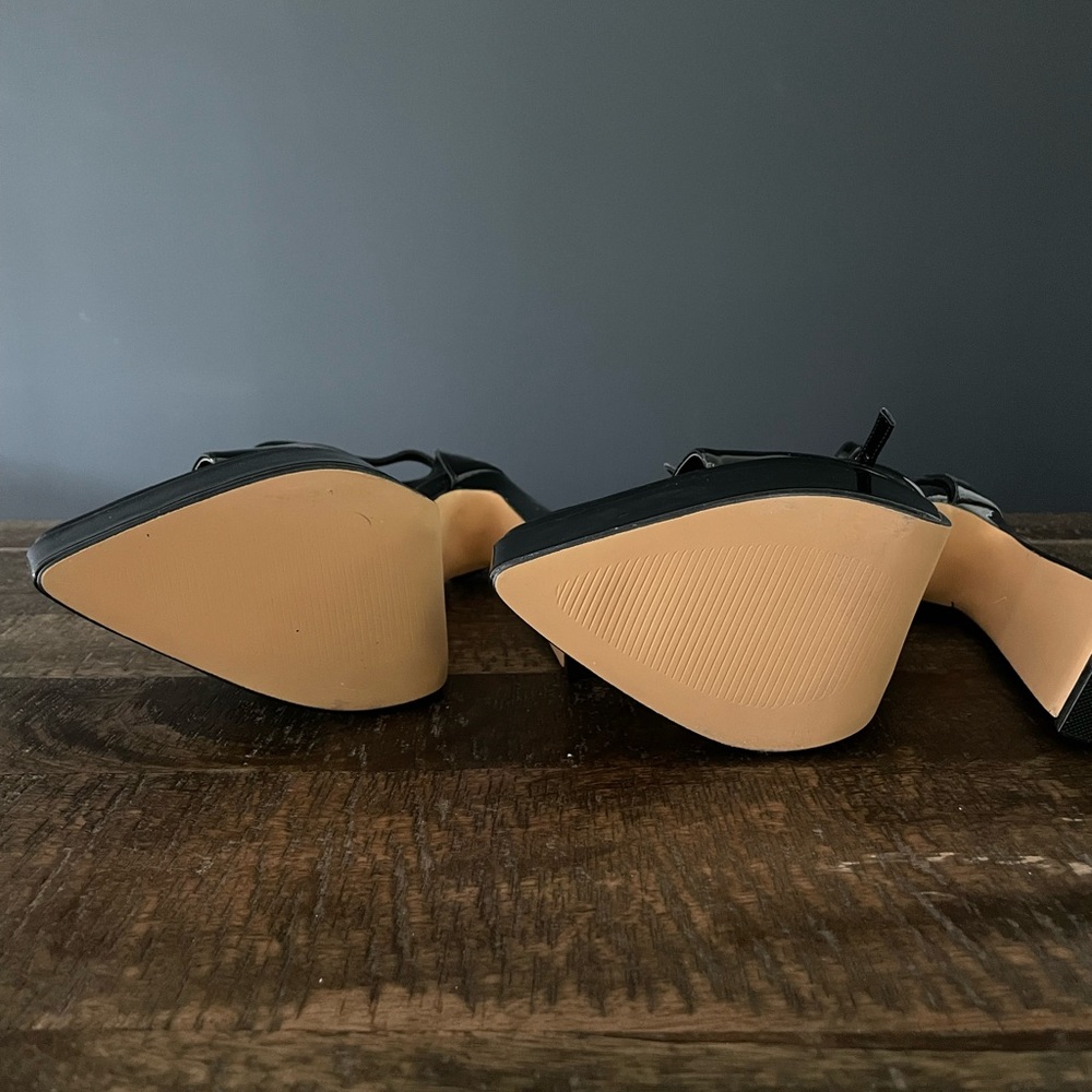 Ego Marshall Double Strap Pointed Toe Platform Bl… - image 4